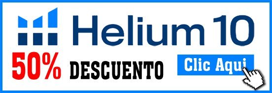 Helium 10 Descuento 50 %